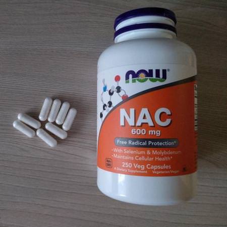 Now Foods, NAC, 600 mg, 250 Veg Capsules Review