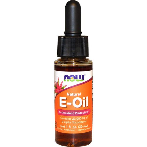 Now Foods, Natural E-Oil, Antioxidant Protection, 1 fl oz (30 ml) Review