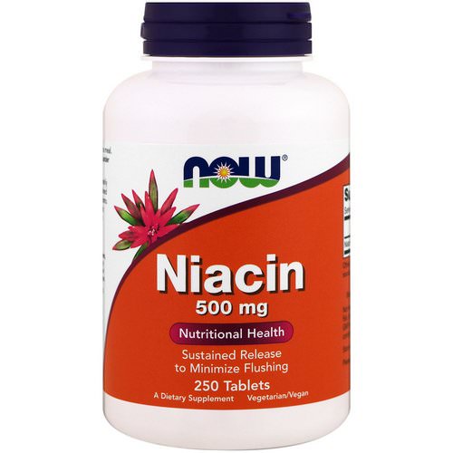 Now Foods, Niacin, 500 mg, 250 Tablets Review