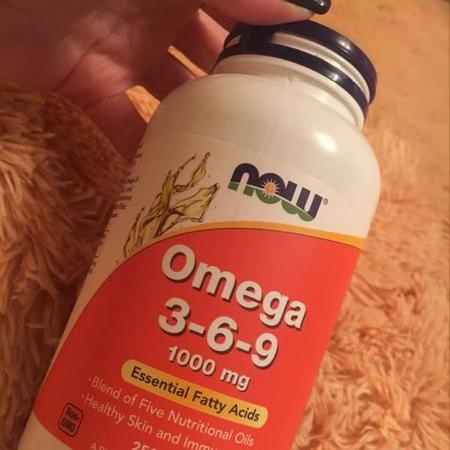 Now Foods, Omega 3-6-9, 1000 mg, 250 Softgels Review