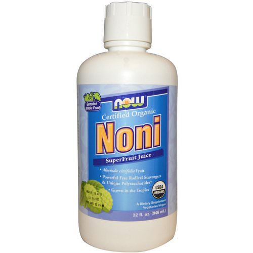 Now Foods, Organic, Noni, SuperFruit Juice, 32 fl oz (946 ml) Review