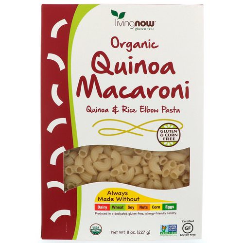 Now Foods, Organic Quinoa Macaroni, Gluten-Free, 8 oz (227 g) Review