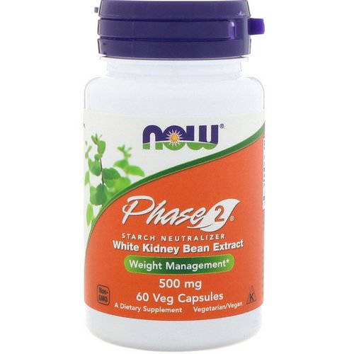 Now Foods, Phase 2, Starch Neutralizer, 500 mg, 60 Veg Capsules Review
