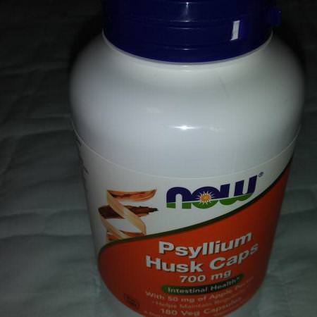 Now Foods, Psyllium Husk Caps, 700 mg, 180 Capsules Review