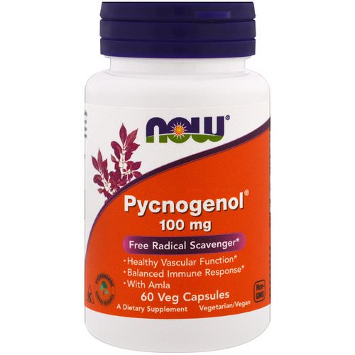 Now Foods, Pycnogenol, 100 mg, 60 Veg Capsules Review