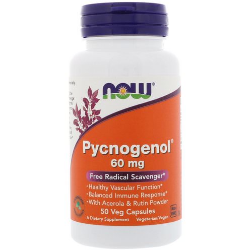 Now Foods, Pycnogenol, 60 mg, 50 Veg Capsules Review