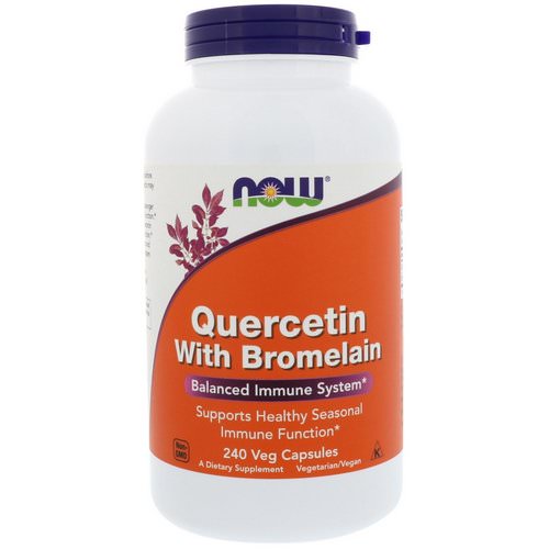 Now Foods, Quercetin with Bromelain, 240 Veg Capsules Review