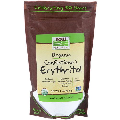 Now Foods, Real Food, Organic Confectioner's Erythritol, 1 lb (454 g) Review