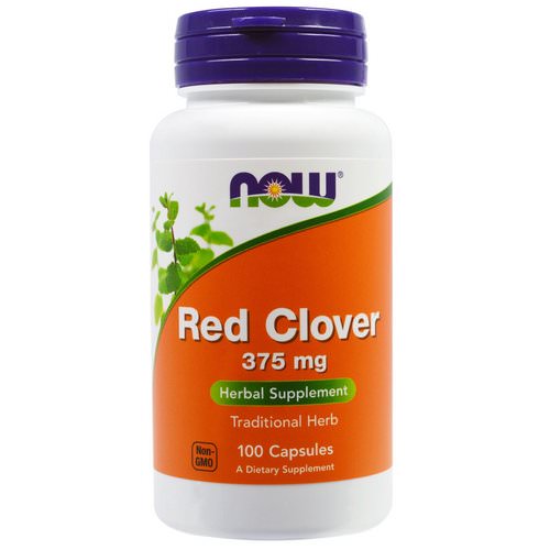 Now Foods, Red Clover, 375 mg, 100 Capsules Review