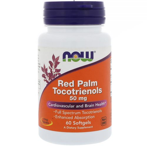 Now Foods, Red Palm Tocotrienols, 50 mg, 60 Softgels Review