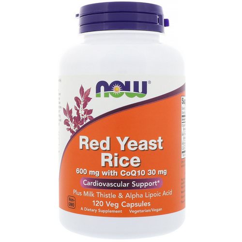 Now Foods, Red Yeast Rice, 120 Veg Capsules Review