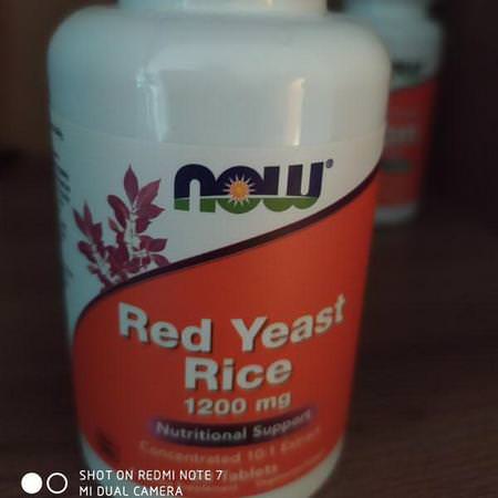 Now Foods Supplements Healthy Lifestyles Red Yeast Rice