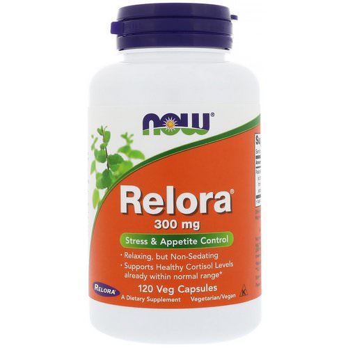 Now Foods, Relora, 300 mg, 120 Veg Capsules Review