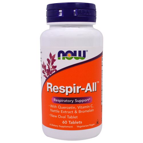 Now Foods, Respir-All, 60 Tablets Review