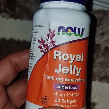Now Foods, Royal Jelly, 1000 mg, 60 Softgels Review