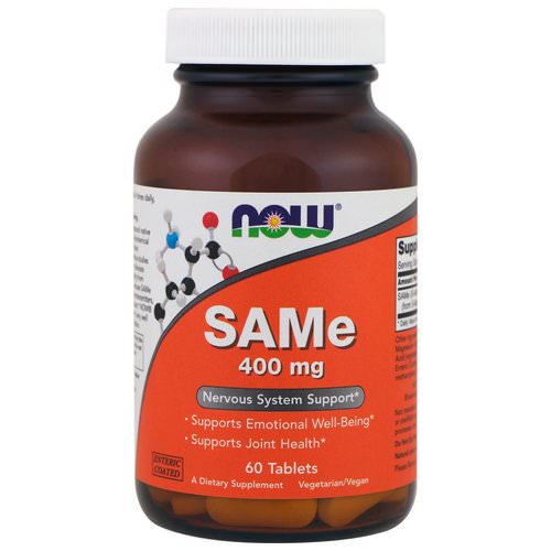 Now Foods, SAMe, 400 mg, 60 Tablets Review