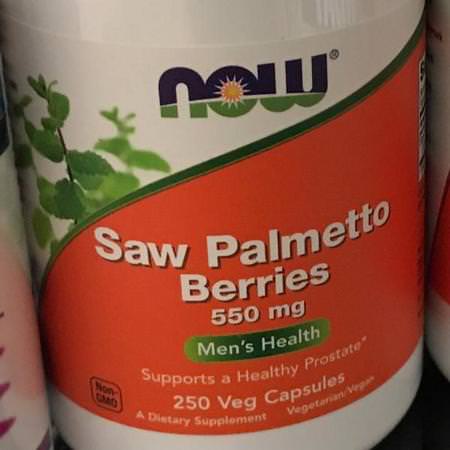 Now Foods, Saw Palmetto Berries, 550 mg, 250 Veg Capsules Review