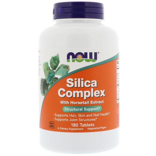 Now Foods, Silica Complex, 180 Tablets Review
