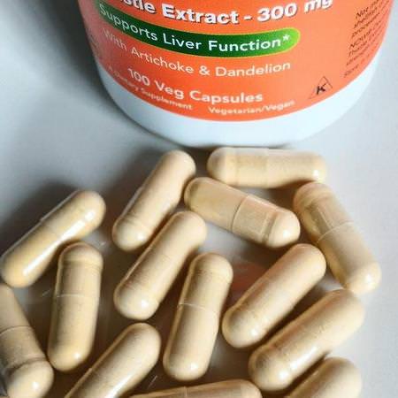 Now Foods, Silymarin, Milk Thistle Extract with Artichoke & Dandelion, Double Strength, 300 mg, 100 Veg Capsules Review