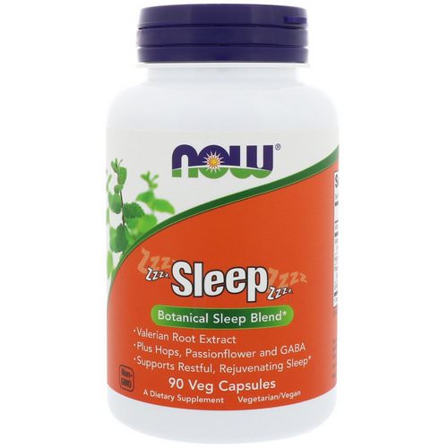 Now Foods, Sleep, Botanical Sleep Blend, 90 Veg Capsules Review