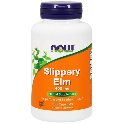 Now Foods, Slippery Elm, 400 mg, 100 Capsules Review
