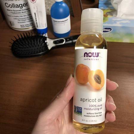 Now Foods, Solutions, Apricot Oil, 4 fl oz (118 ml) Review