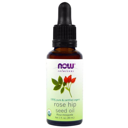 Now Foods, Solutions, Certified Organic Rose Hip Seed Oil, 1 fl oz (30 ml) Review