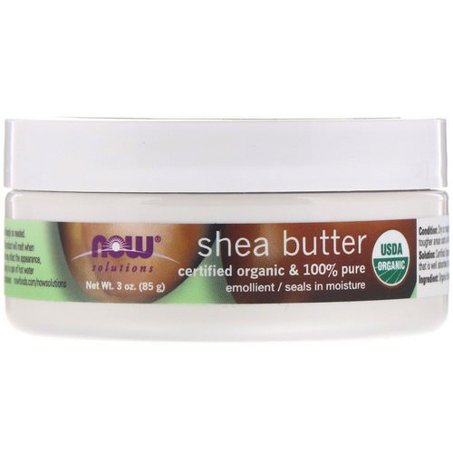 Now Foods, Solutions, Organic Shea Butter, 3 oz (85 g) Review