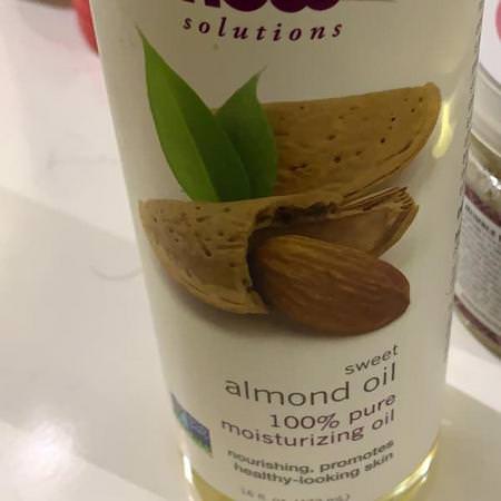 Now Foods, Solutions, Sweet Almond Oil, 4 fl oz (118 ml) Review