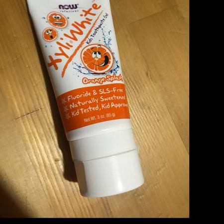 Now Foods, Baby Toothpaste, Gel, Fluoride Free