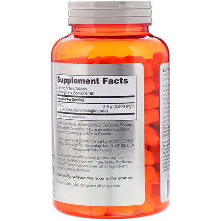 AAKG Arginine a-Ketoglutarate, Amino Acids, Supplements