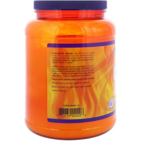 Now Foods, Carbohydrate Powders, Condition Specific Formulas