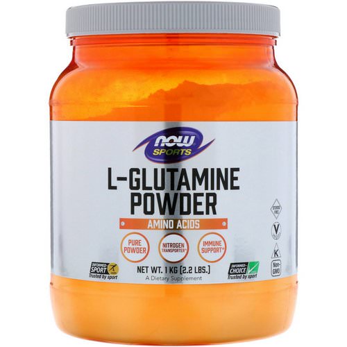 Now Foods, Sports, L-Glutamine Powder, 2.2 lbs (1 kg) Review