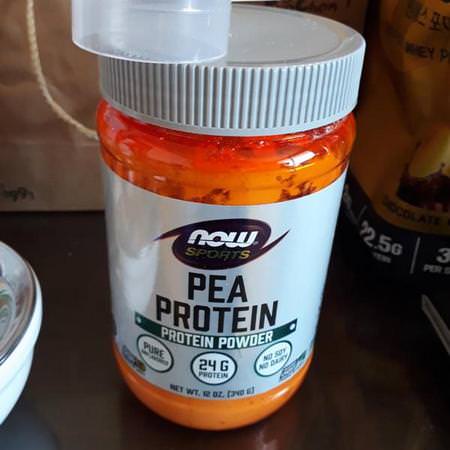 Now Foods, Sports, Pea Protein, Natural Unflavored, 12 oz (340 g) Review
