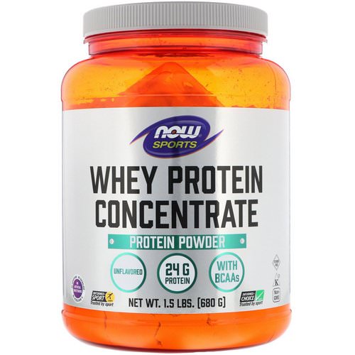 Now Foods, Sports, Whey Protein Concentrate, Unflavored, 1.5 lbs (680 g) Review