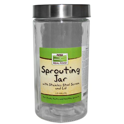 Now Foods, Sprouting Jar, 1/2 Gallon Review