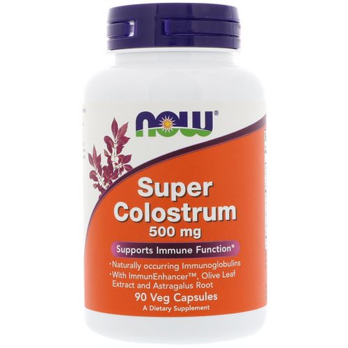 Now Foods, Super Colostrum, 500 mg, 90 Veg Capsules Review