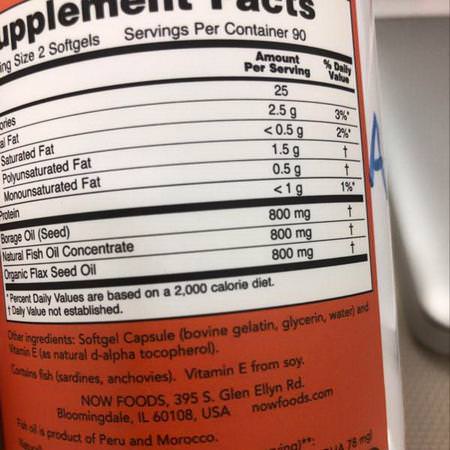 Now Foods, Super Omega 3-6-9, 1200 mg, 180 Softgels Review