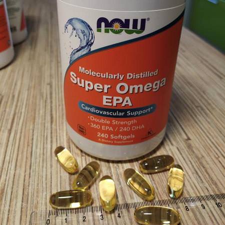 Now Foods, Super Omega EPA, Molecularly Distilled, 120 Softgels Review