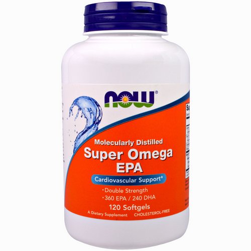 Now Foods, Super Omega EPA, Molecularly Distilled, 120 Softgels Review