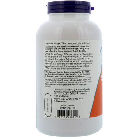Now Foods, Omega-3 Fish Oil