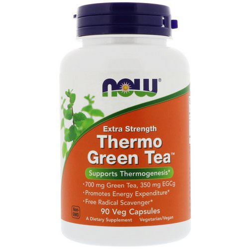 Now Foods, Thermo Green Tea, Extra Strength, 90 Veg Capsules Review