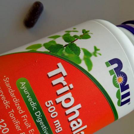 Herbs Homeopathy Triphala Vegetarian Now Foods