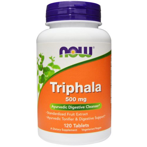 Now Foods, Triphala, 500 mg, 120 Tablets Review