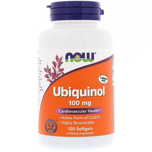 Now Foods, Ubiquinol, 100 mg, 120 Softgels Review
