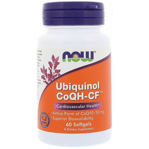 Now Foods, Ubiquinol CoQH-CF, 60 Softgels Review