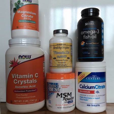 Supplements Vitamins Vitamin C Ascorbic Acid Now Foods