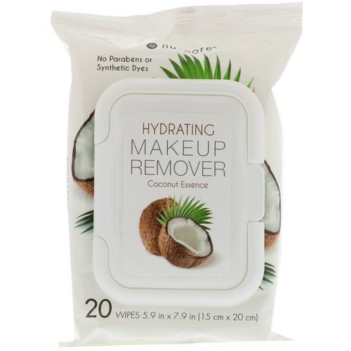 Nu-Pore, Hydrating Makeup Remover, Coconut Essence, 20 Wipes Review