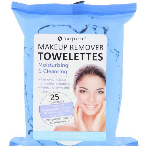 Nu-Pore, Makeup Remover Towelettes, 25 Towelettes Review
