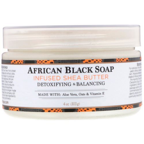 Nubian Heritage, Shea Butter, African Black Soap Infused, 4 oz (113 g) Review
